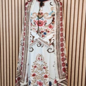 Premium silk digital print 3 piece dress for women in Bangladesh