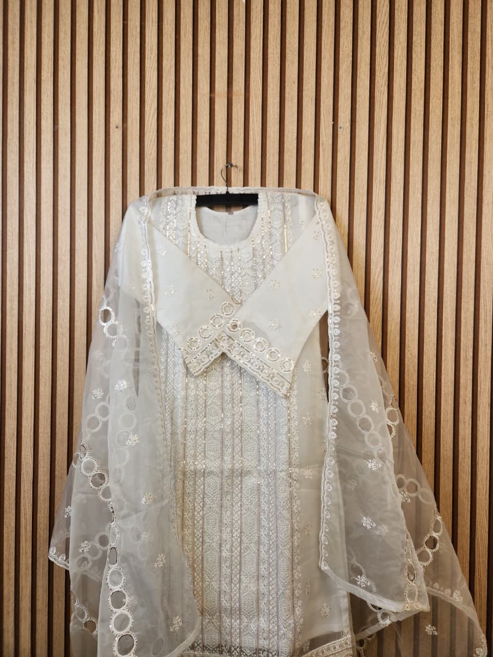 Premium Georgette 3 Piece Dress in Bangladesh – Embroidery & Sequence Work - Image 7